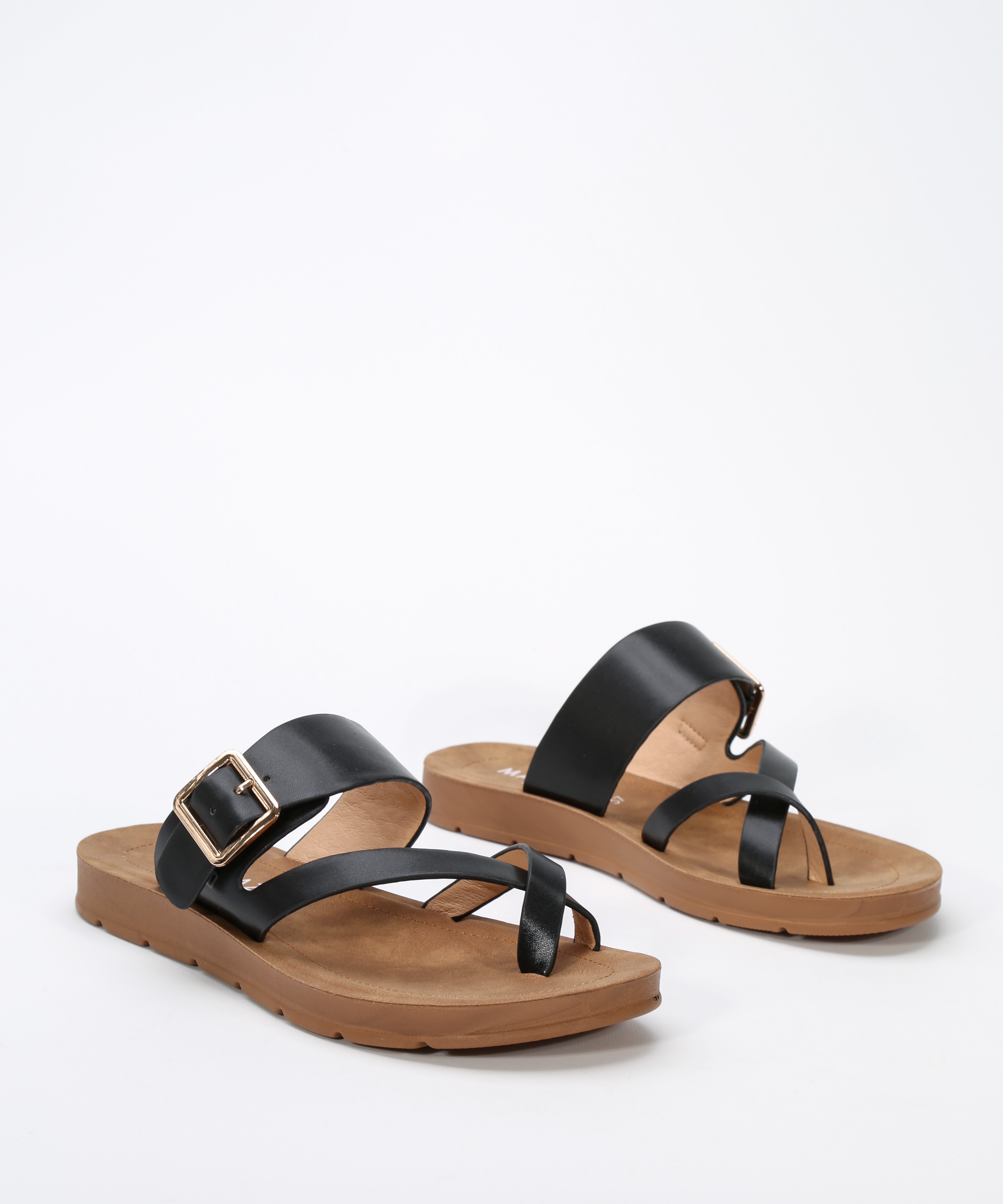 Sandalias planas hebilla image number null